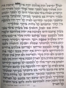 Mezuzah written by the Tzadik Rabbi Tefilinsky