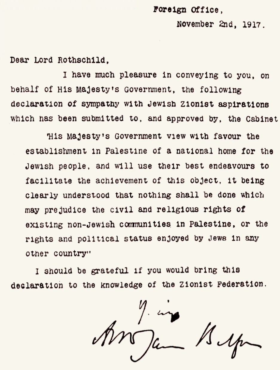 Rabbi Jonathan Sacks on the 100th Anniversary of the Balfour Declaration