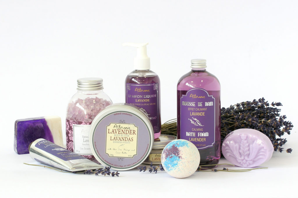 Assorted Toiletries with Lavender