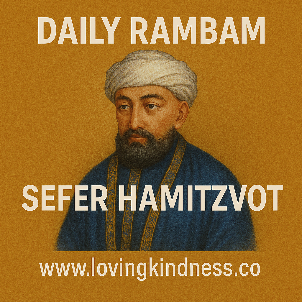 Daily Rambam Study Sefer HaMitzvot
