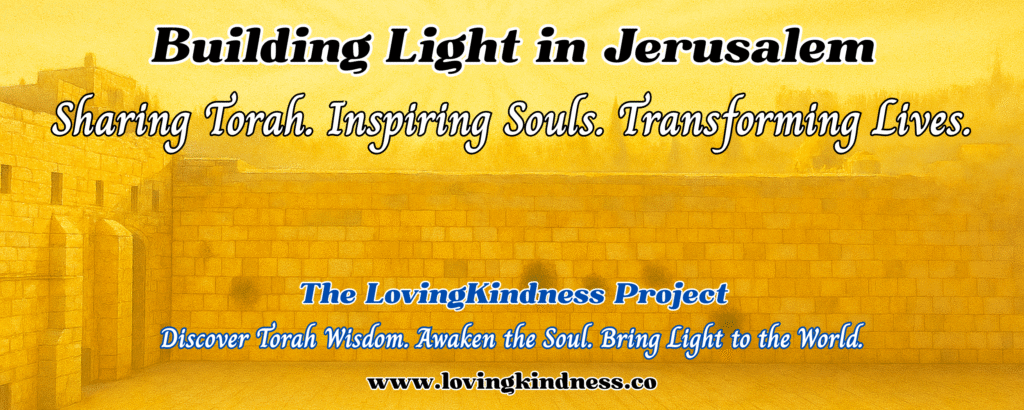 Building Light In Jerusalem -- The LovingKindness Project