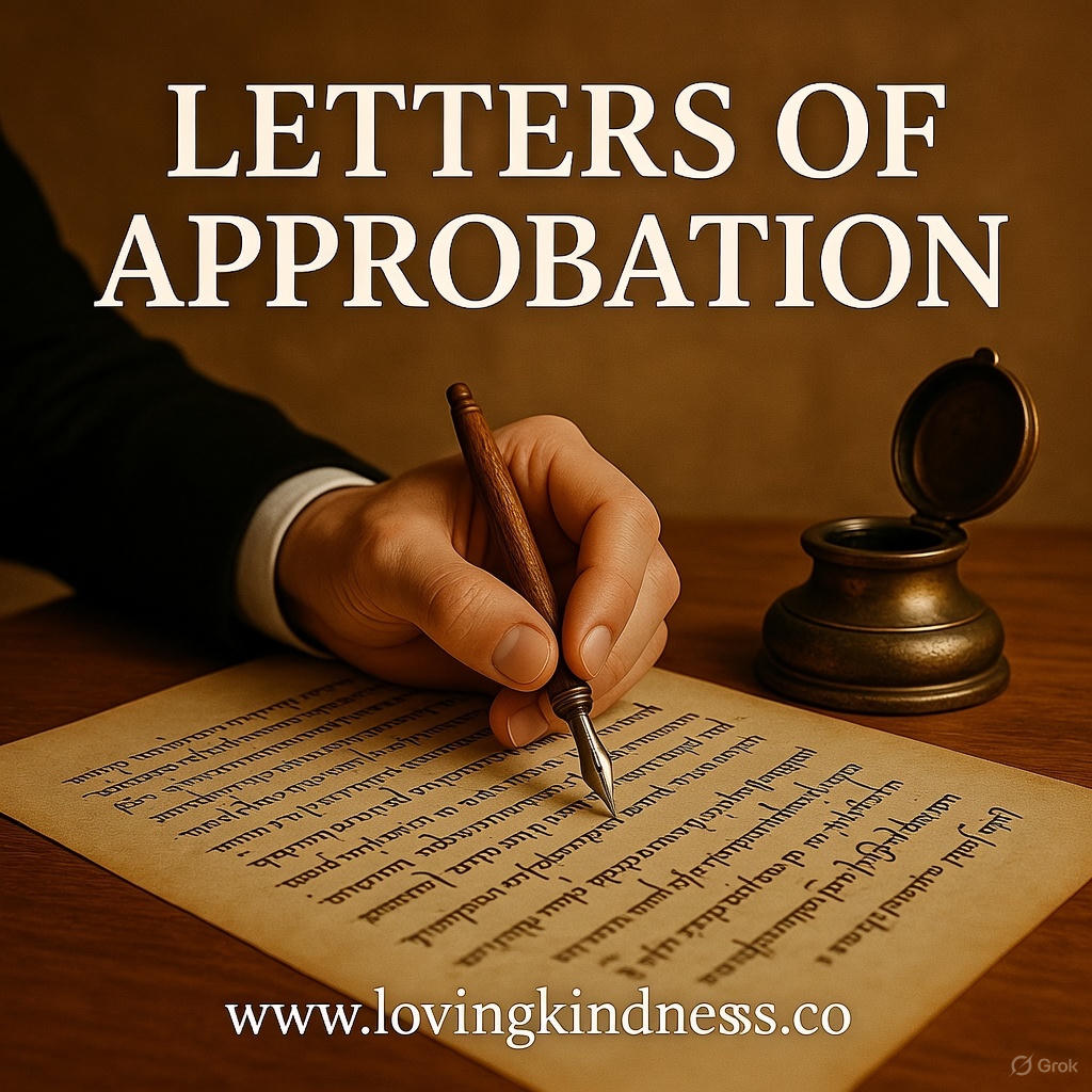 Letters of Approbation to Rav Eliyahu