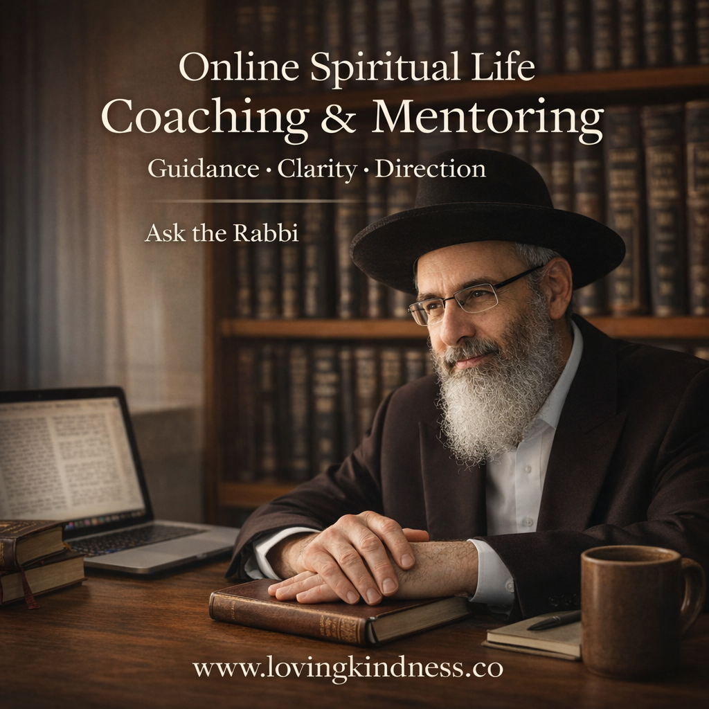 Ask the Rabbi and Online Spiritual Life Coaching and Mentoring