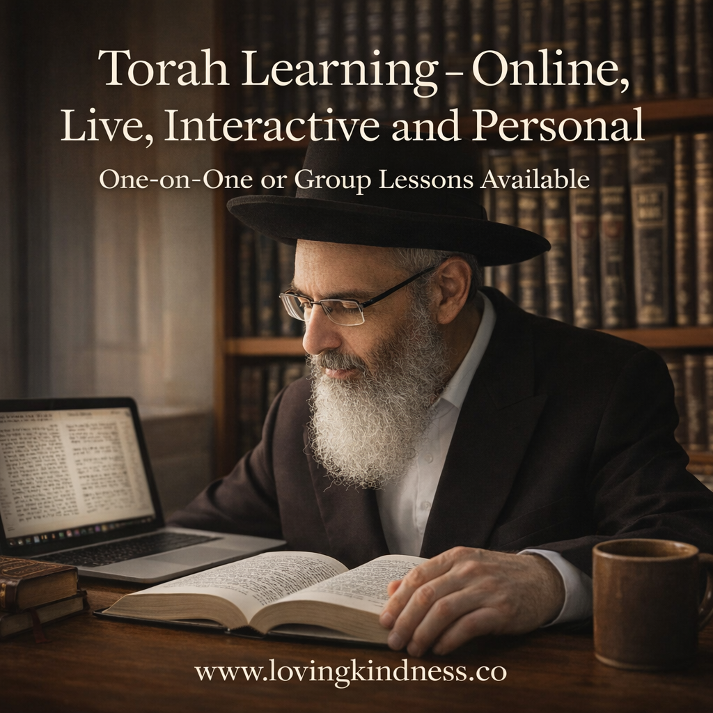 One on One Online Torah Learning with Rav Eliyahu Shear