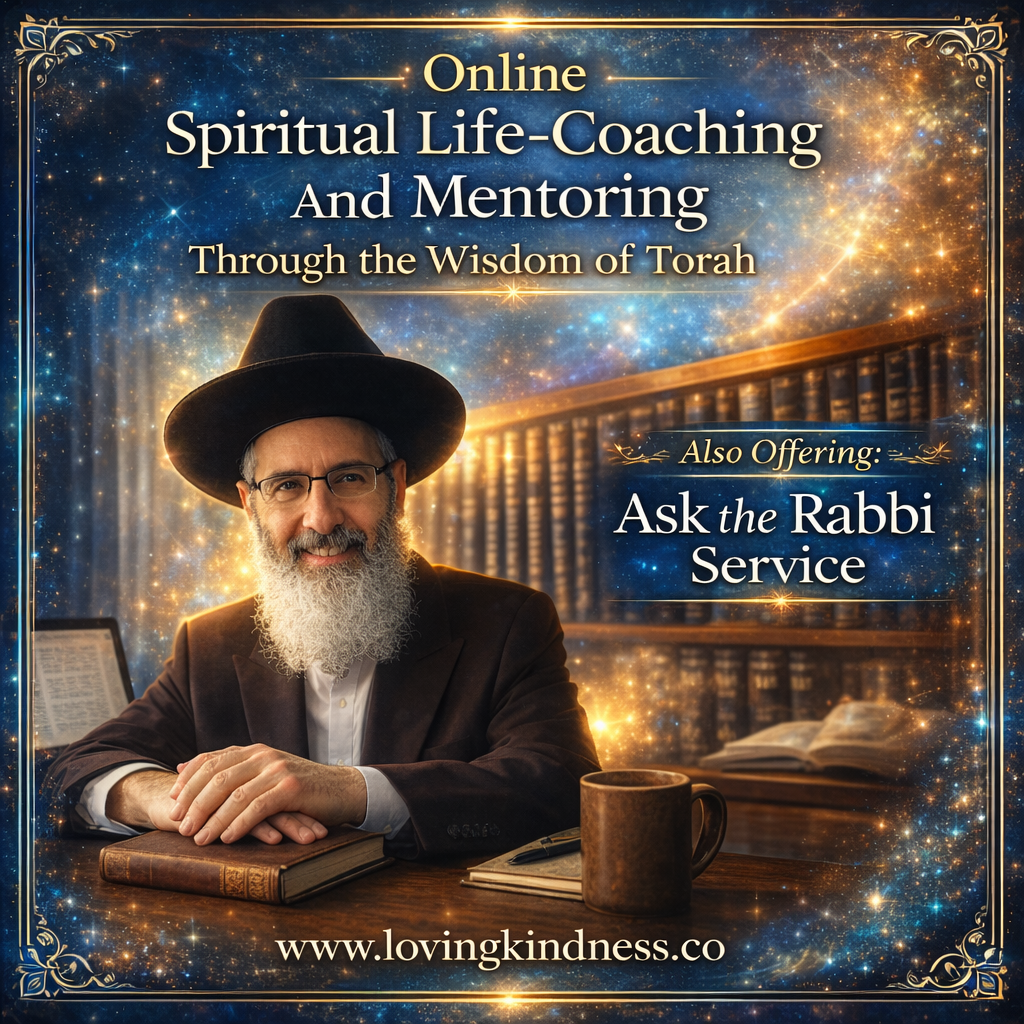 Online Spiritual Life-Coaching and Mentoring and Ask the Rabbi
