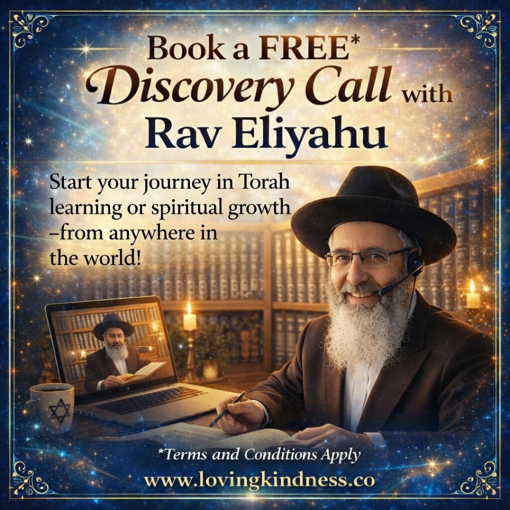 Book a FREE Discovery Call With Rav Eliyahu TODAY