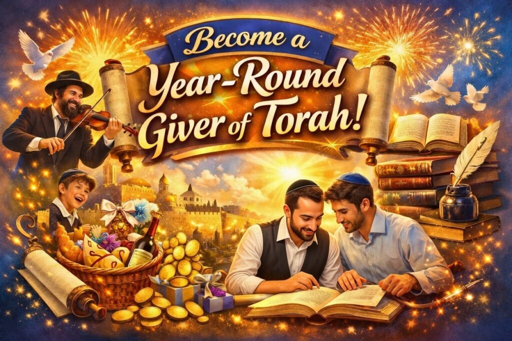 Become a Partner in Supporting Torah this Year
