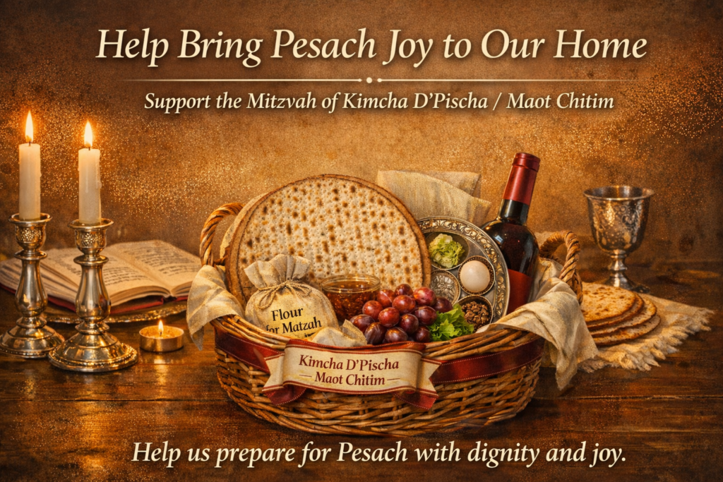 Pesach Appeal - Please Help Us