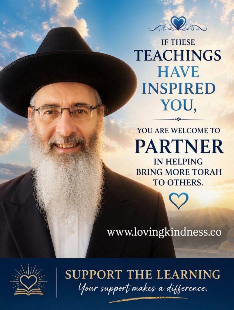 Inspired by our teachings? Please feel welcome to support spreading Torah further.