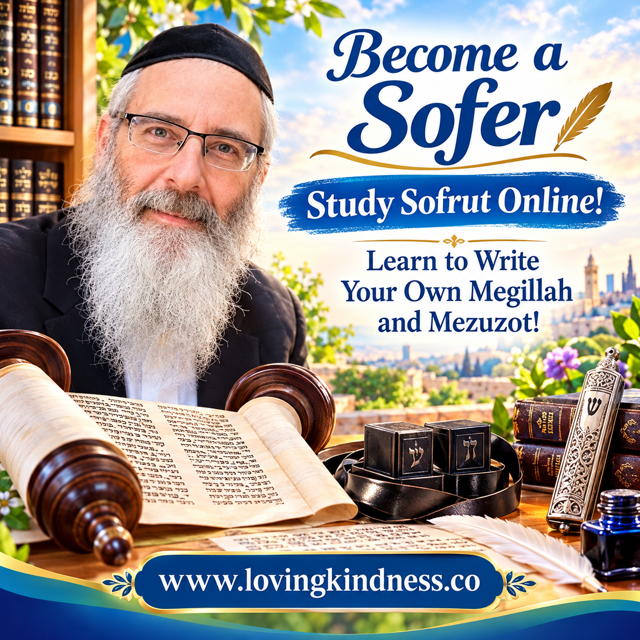 Become a Sofer at lovingkindness.co
