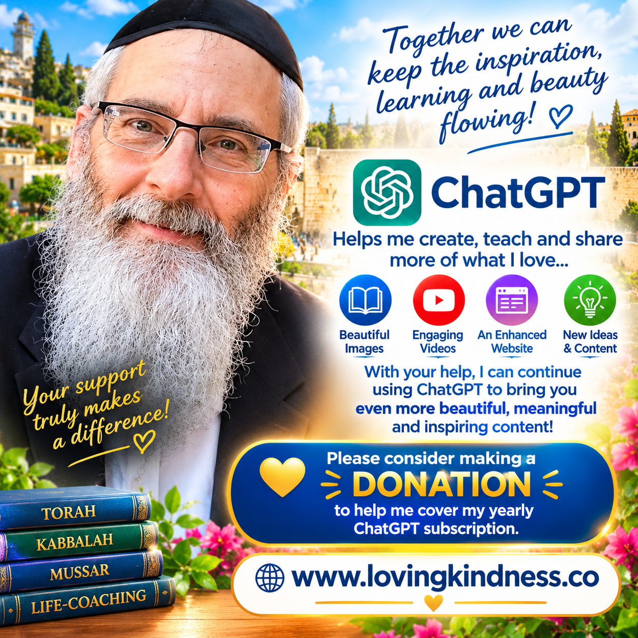 Sponsor our ChatGPT budget