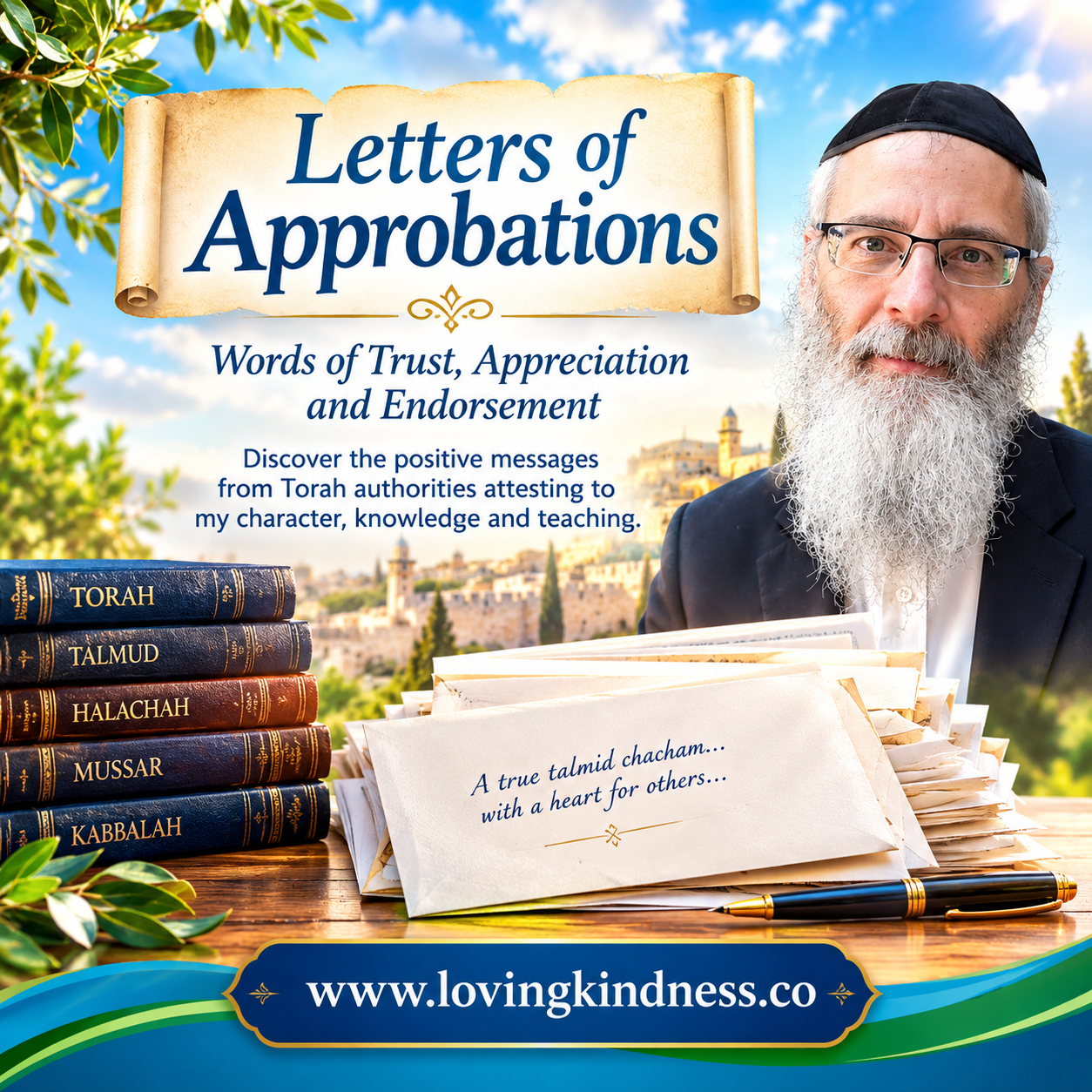 Letters of Approbation to Rav Eliyahu
