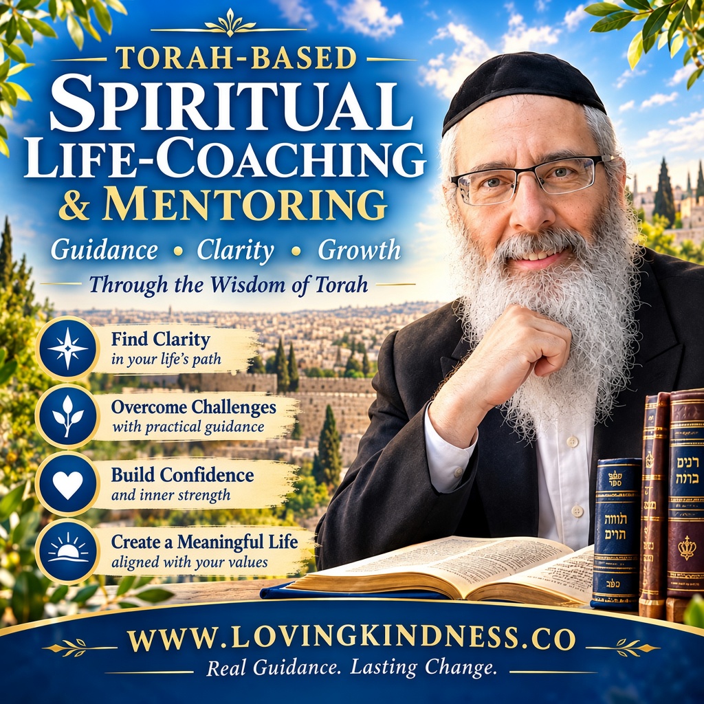 Online Torah Based Spiritual Life-Coaching and Mentoring