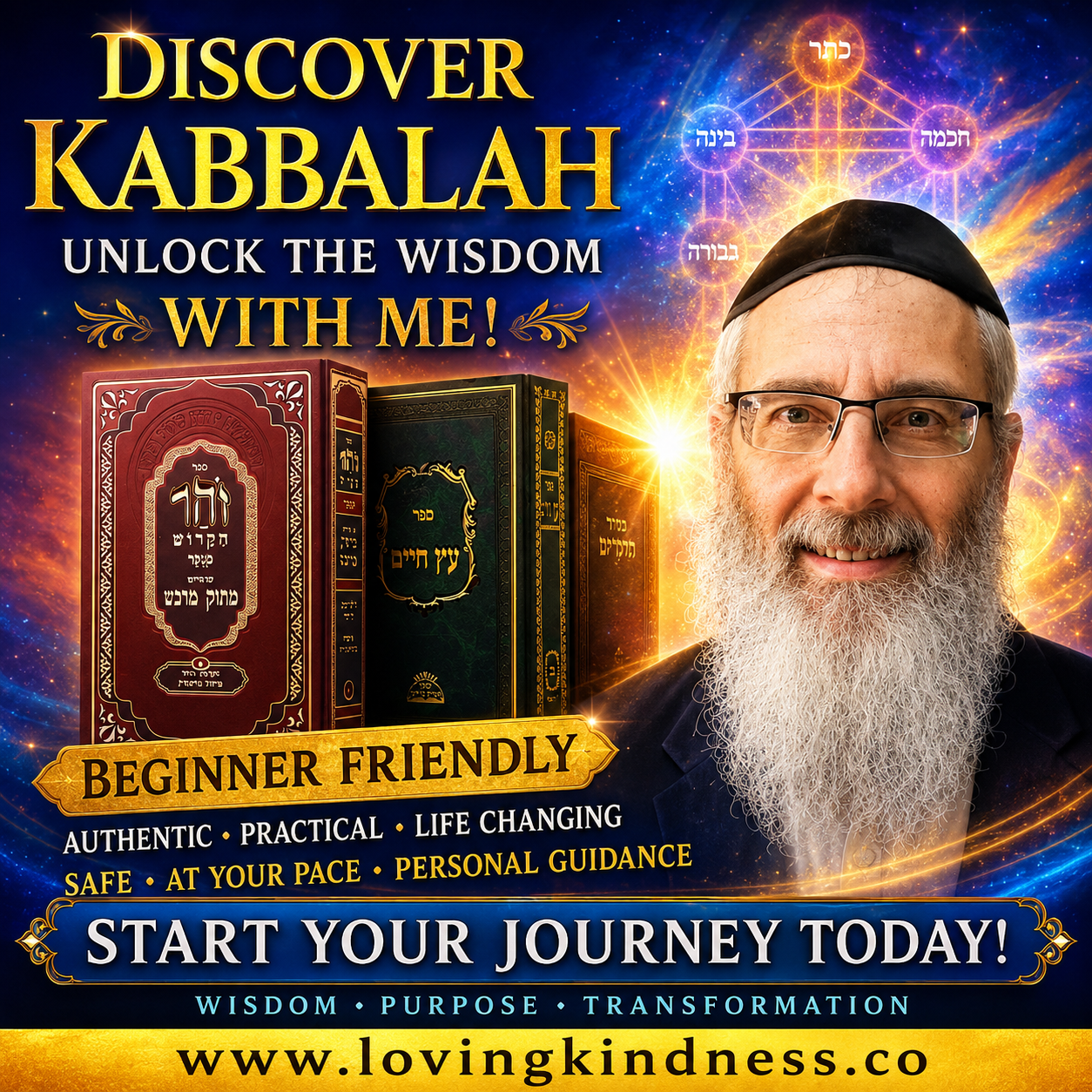 Kabbalah Study for Beginners With a Teacher Online