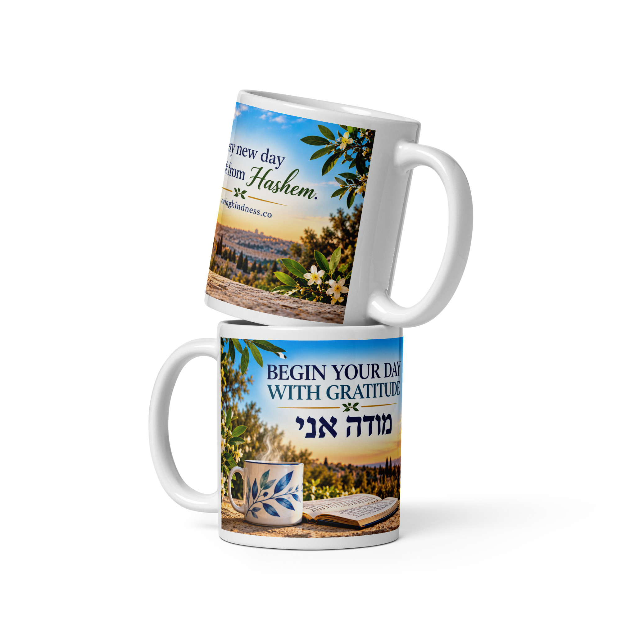 Begin Your Day With Gratitude – Modeh Ani Mug