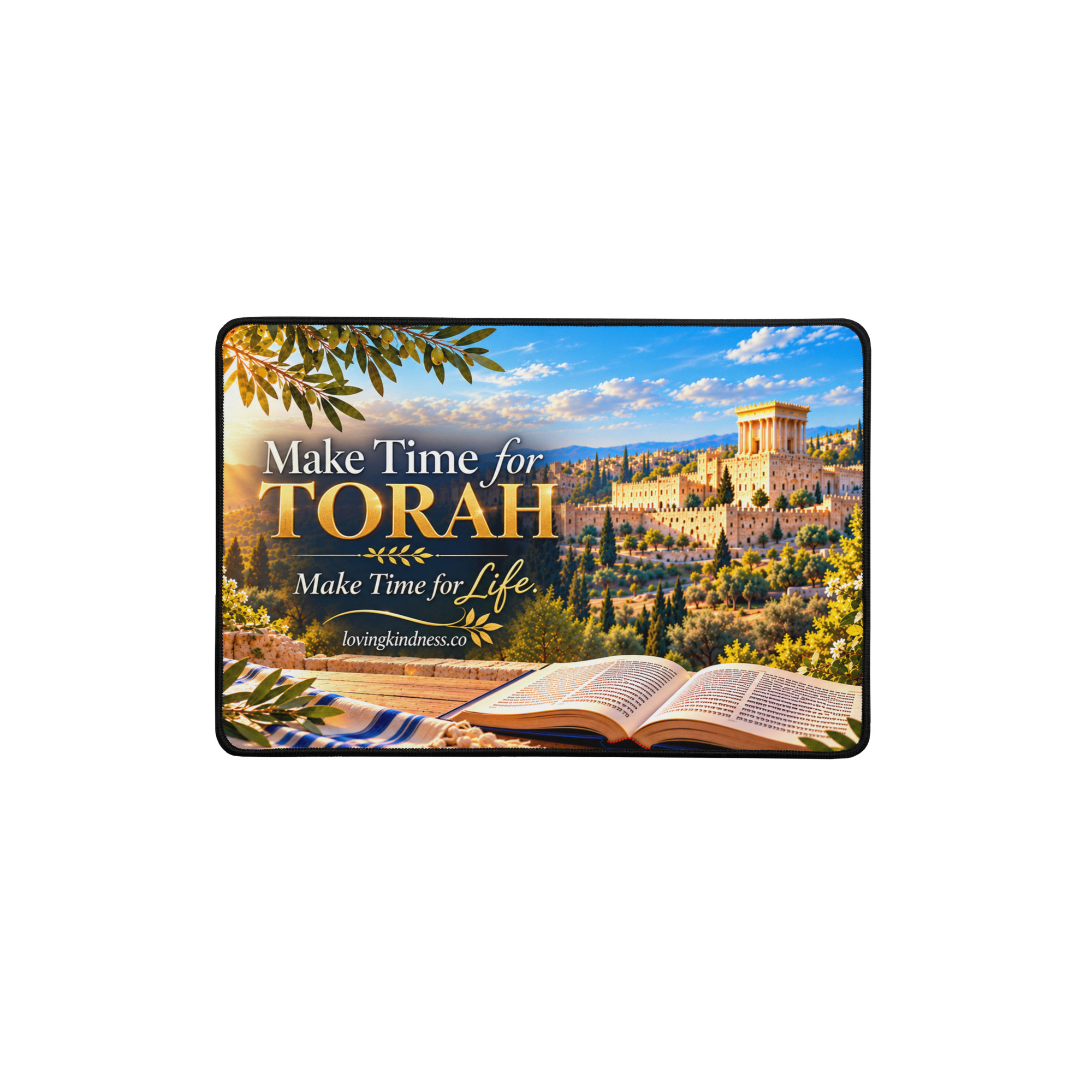 Make Time for Torah – Inspirational Desk Mat