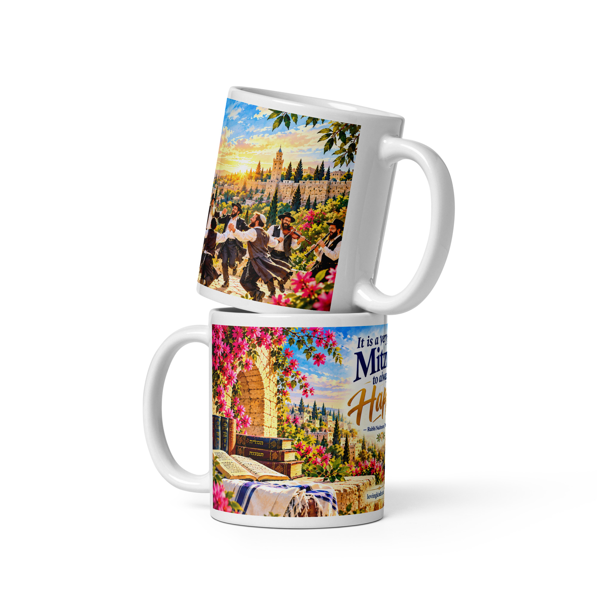 Always Be Happy! – Rebbe Nachman of Breslov | Inspirational Mug