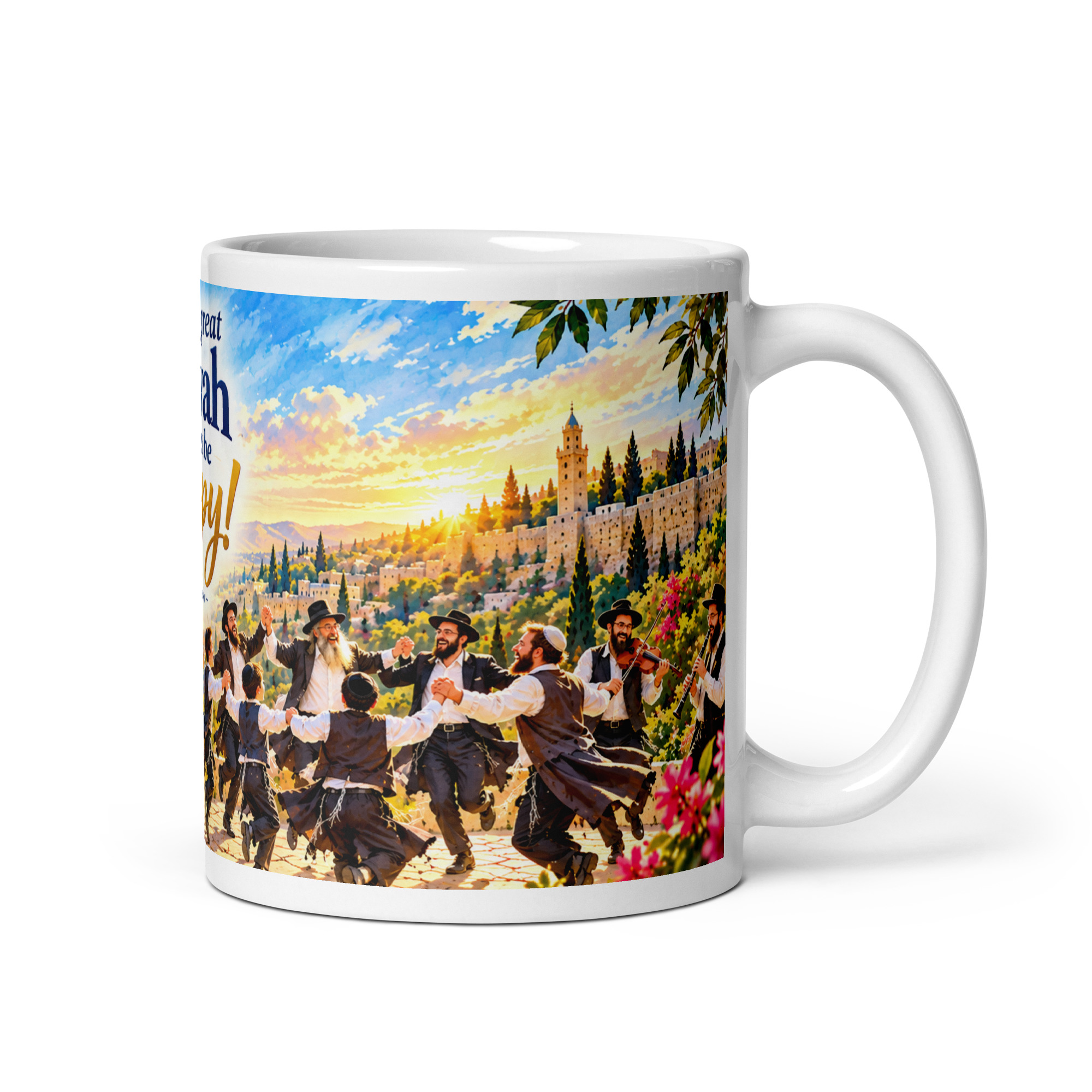 Always Be Happy! – Rebbe Nachman of Breslov | Inspirational Mug - Image 4