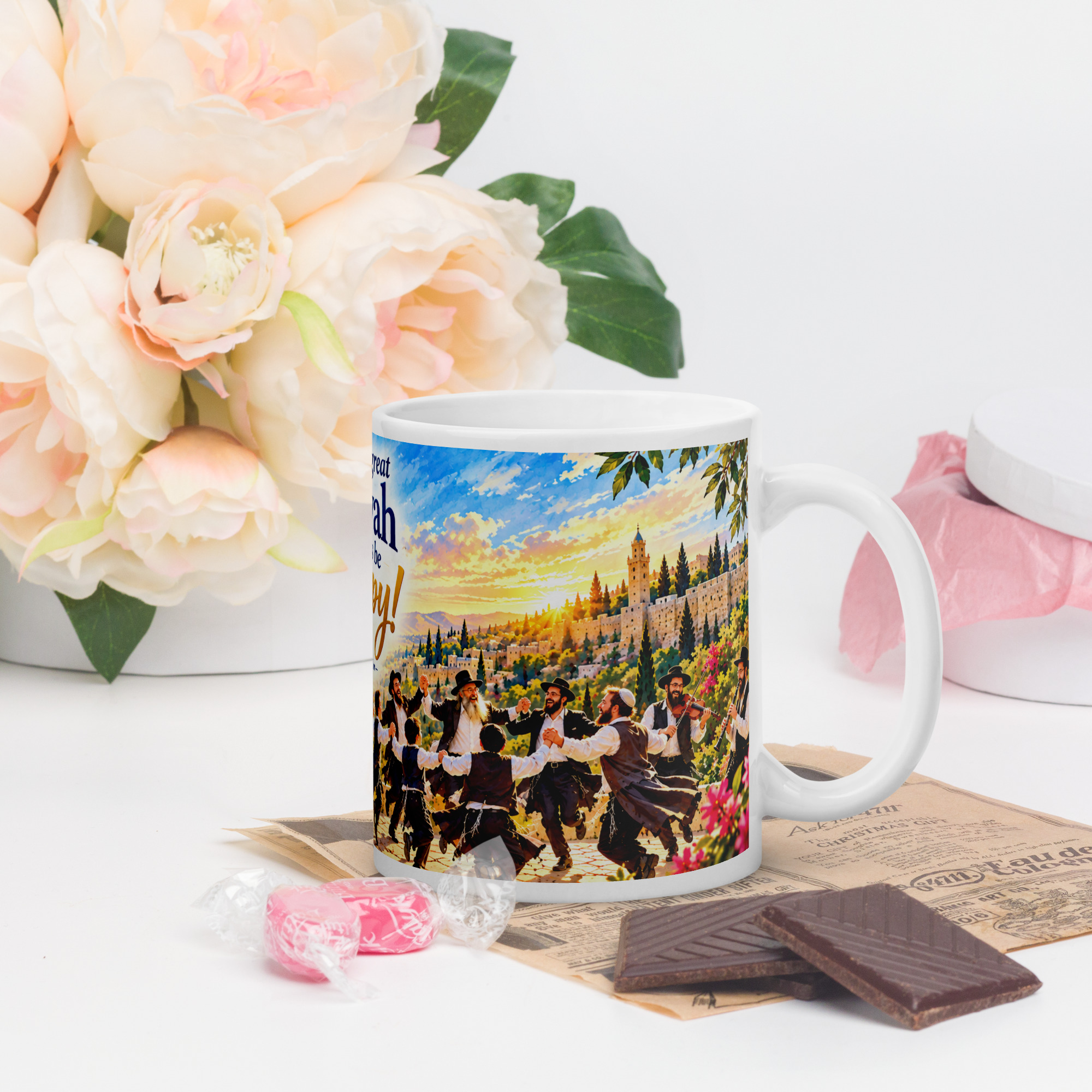 Always Be Happy! – Rebbe Nachman of Breslov | Inspirational Mug - Image 11