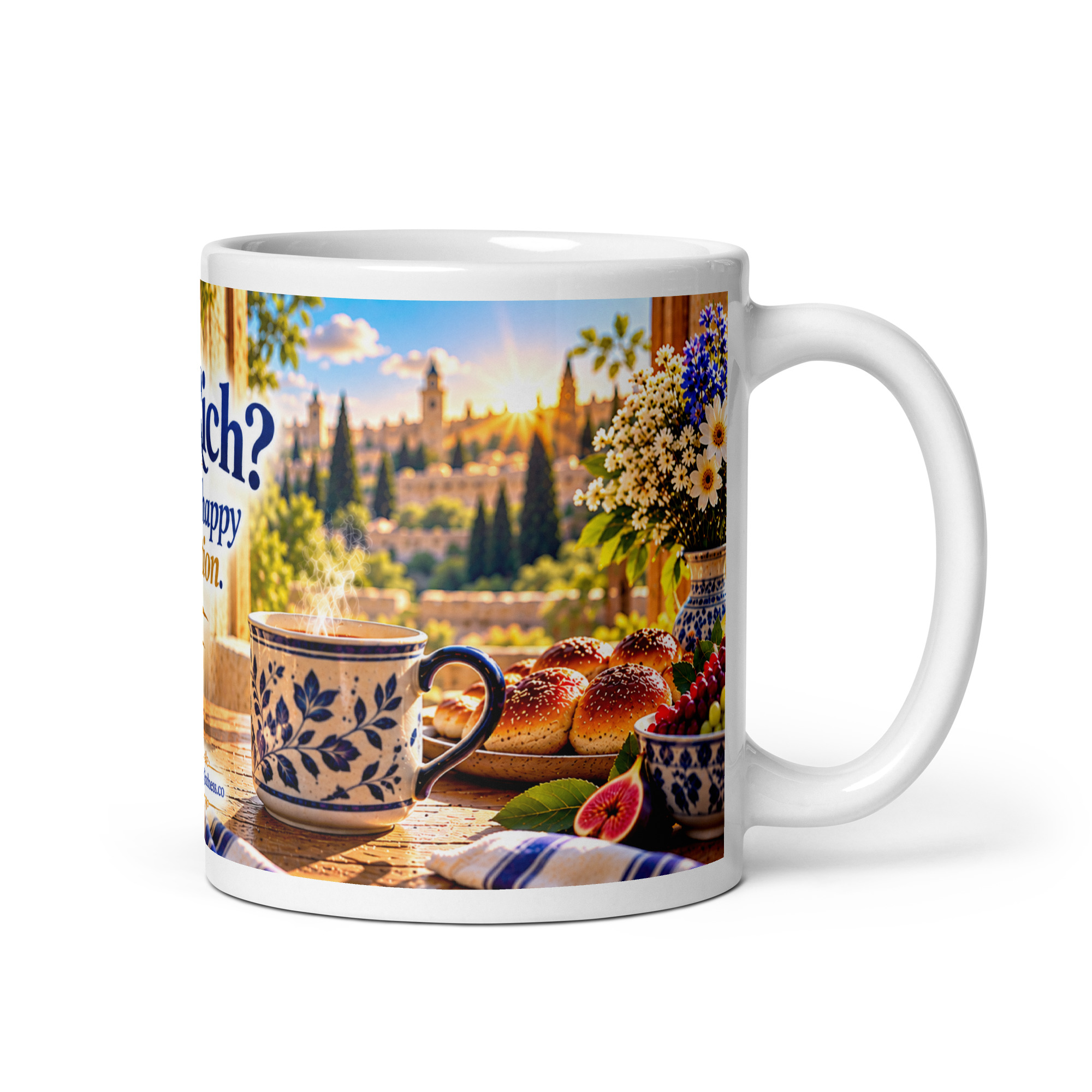 Who Is Rich? – Happy With His Portion | Pirkei Avot Mug - Image 8