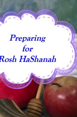 Preparing for Rosh HaShanah Worksheet